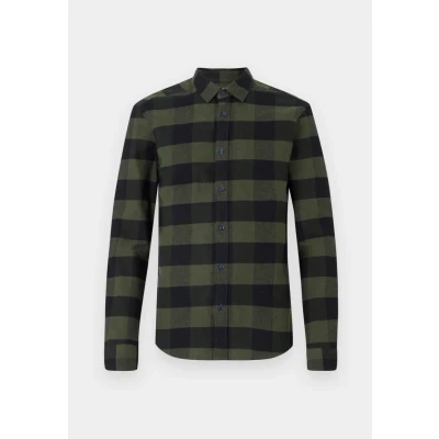 Afbeelding van Only &amp; Sons Onsgudmund Checked Shirt Overhemd, Heren, Maat: XXL, Forest night