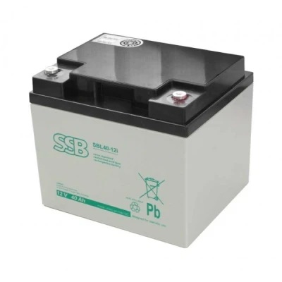 Afbeelding van SSB SBL40 12i 12V 40Ah loodaccu AGM loodgelaccu