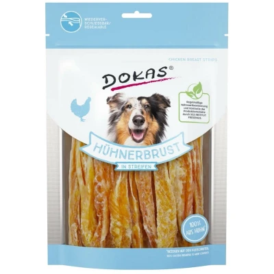 Afbeelding van 3x250g Kipfilet in Reepjes Dokas Vleessnack Hondensnacks