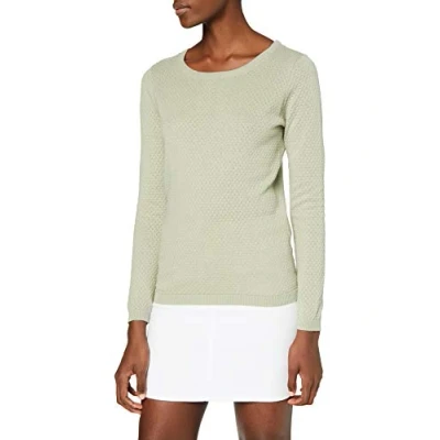 Afbeelding van VERO MODA VMCARE Dames Structure Longsleev O Neck Blouse Ganoos Pullover, Desert Sage, S (EU)