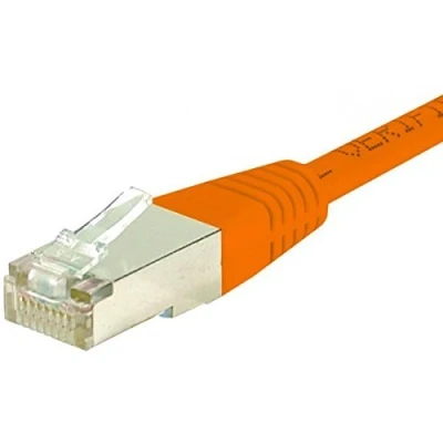 Afbeelding van EXC 854467 volledig koperen Cat6 S/FTP netwerkkabel oranje