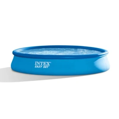 Afbeelding van Intex Easy Set Opblaaszwembad Met Filterpomp 457 Cm Blauw