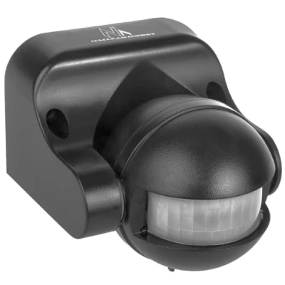 Afbeelding van Maclean MCE358 GR bewegingsmelder Infrarood PIR IP44 bereik 12m max. belasting 800/1200W Grijs