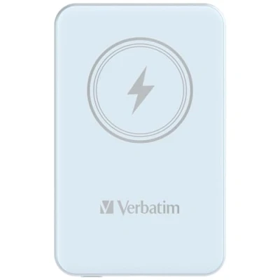 Afbeelding van Verbatim Charge &#039;n&#039; Go Magnetische Draadloze Power Bank 5000mAh Blauw