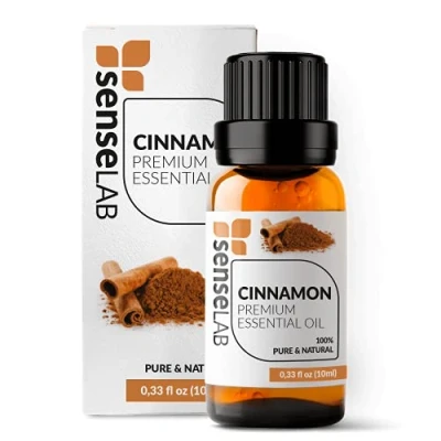 Afbeelding van SenseLAB kaneel etherische olie 100% zuivere natuurlijke kaneelolie van therapeutische kwaliteit voor aromatherapie diffuser Diffuse om de stemming te verbeteren (10 ml)