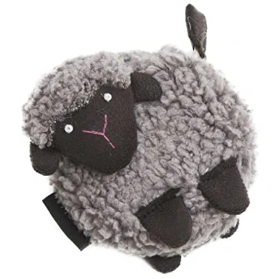 Afbeelding van Lantern Moon Intrekbaar meetlint naailichaam wollig grijs schaap metrisch/imperiaal 60&quot;/150cm