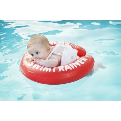 Afbeelding van VOORDEEL BABY ZWEMSET : SWIMTRAINER “Classic ROOD (3MND 4JR) + WASBARE ZWEMLUIER SIZE 2 (9KG 16KG) BLAUW HANDPOMP ZWEMTRAINER ZWEMBANDJES Keurmerken: CE TüV EN13138 1:2014