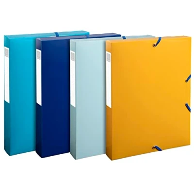 Afbeelding van Exacompta 59140E 8x Boite de class PP Do