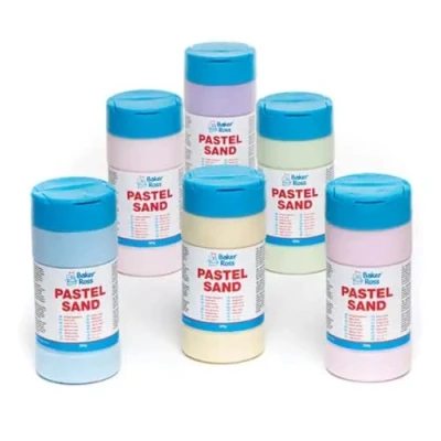 Afbeelding van Baker Ross AR308 Pastel Gekleurd Zand (6 stuks) Knutselspullen voor Kinderen