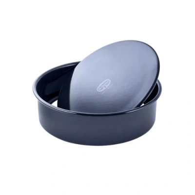 Afbeelding van Dr. Oetker ronde bakvorm met losse bodem Ø 28 cm, non stick cakevorm snij en krasbestendig Emaille coating uit het premium assortiment “Back Liebe (Kleur: blauw), Aantal: 1
