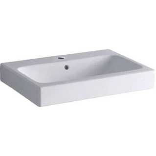 Afbeelding van Geberit iCon meubelwastafel wit KeraTect (60 x 48,5 cm) 1 kraangat,