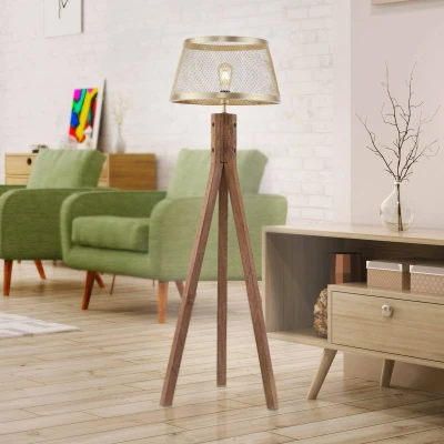 Afbeelding van Just Light Vloerlamp Frederik messing 11424 60