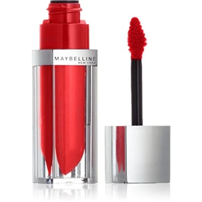 Afbeelding van Maybelline New York Make up Lipgloss Color Sensational Elixir Signature Scarlet/krachtig rood voor kleurintensieve en verzorgde lippen, 5 ml