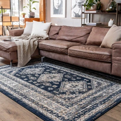 Afbeelding van Interieur05 Vintage Vloerkleed Aila Blauw 160 x 230 cm