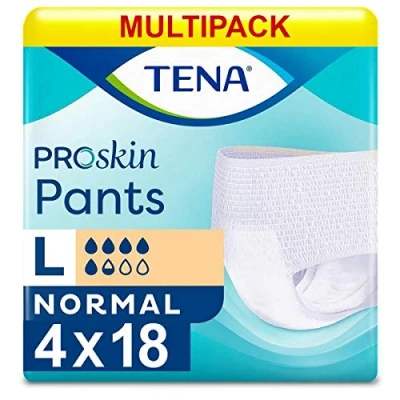 Afbeelding van 4x TENA ProSkin Pants Normal Large 18 stuks