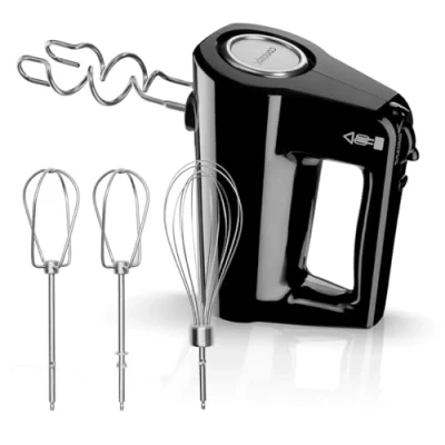 Afbeelding van CONCEPT Hausgeräte SR3210 Food Preparation Keukenmachine, lange garde, kneedhaak, 400 W, 5 snelheden, ergonomisch design, plastic, zwart