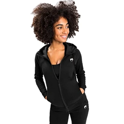 Afbeelding van Venum Essential sweatshirt met capuchon ritssluiting, zwart, XS