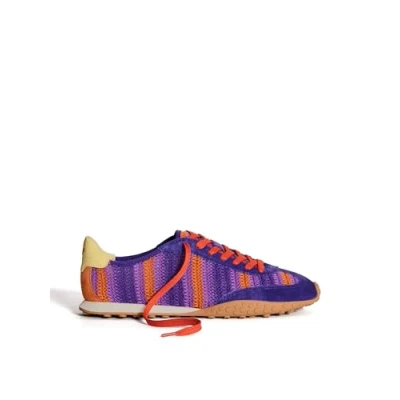 Afbeelding van HOFF BIRD Sneakers laag, Dames, Maat: 35, Lila Leer en textiel