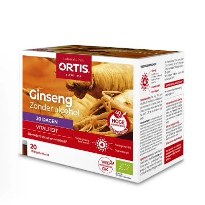 Afbeelding van Ortis Ginseng Bio Z/alcohol 20x15ml