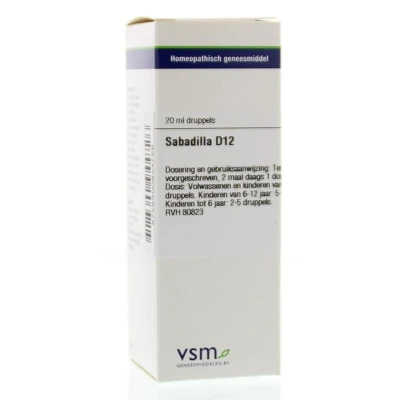 Afbeelding van Vsm Sabadilla D12, 20 ml