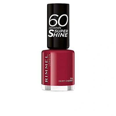 Afbeelding van Rimmel London 60 Seconds Super Shine Nagellak 710 Oh My Cherry 8 ml