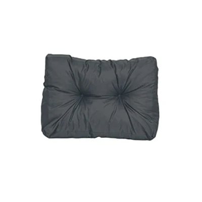Afbeelding van Garden palletkussen, waterafstotend, premium zitkussen, gewatteerd, 120x80x18 cm, zitkussen voor europallets, palletmeubel, palletbekleding (60x40x20/10cm (zijkussen), antraciet)