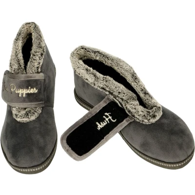 Afbeelding van Hush Puppies Dames grijs donker pantoffels maat 42