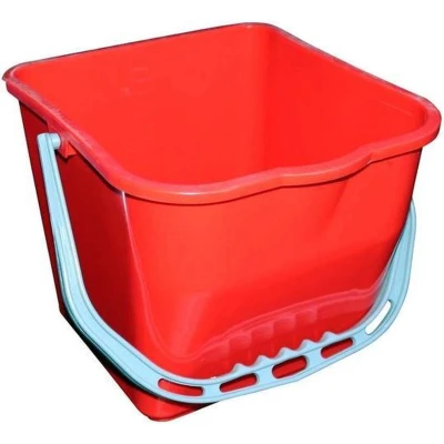 Afbeelding van Kunststof emmer rood 17 liter