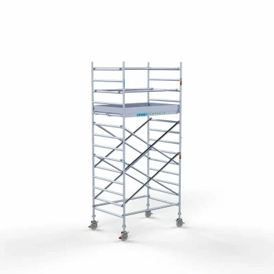 Afbeelding van Professionele rolsteiger 135x190x5.20m werkhoogte wooddeck