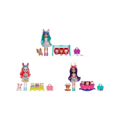 Afbeelding van Mattel Enchantimals Baby Best Friends Pop Bree Bnunny en Twist