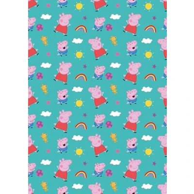 Afbeelding van PEPPA VARKEN VERPAKKING PAPIER 2M ROL WRAP VERJAARDAG GIFT