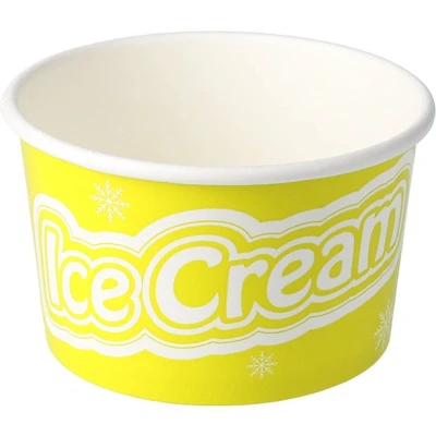 Afbeelding van IJsbeker karton per streng 240ml 8oz IceCream middel lime
