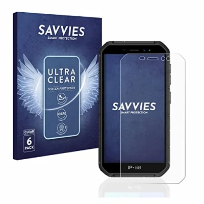 Afbeelding van Savvies (6 Stuks) Schermbeschermer voor Ulefone Armor X7 Pro Screen Protector Ultra Transparant