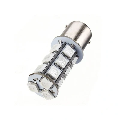 Afbeelding van BA15S 5050 18SMD Oranje 24V LED lamp