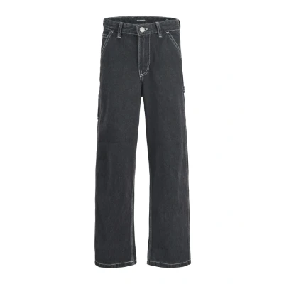 Afbeelding van JACK &amp; JONES JUNIOR carpenter loose jeans black denim