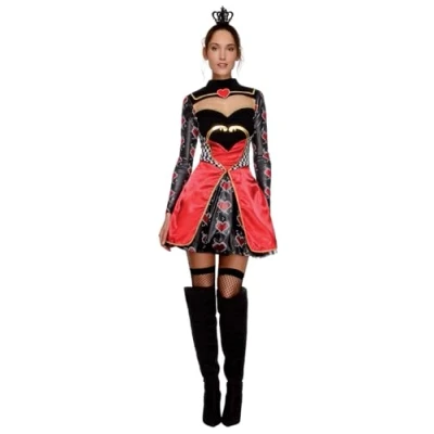 Afbeelding van Fever Queen Of Hearts Costume (S)