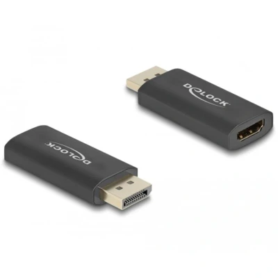 Afbeelding van Delock Aktiver DisplayPort 1.4 zu HDMI Adapter 8K mit HDR Funktion H