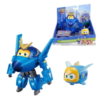 Afbeelding van Super wings Transforming Jerome &amp; Pet, personages robot, transformatoren, speelgoed voor jongens en meisjes, 3, 4, 5, 6, 7, 8 jaar