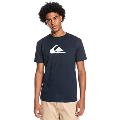 Afbeelding van Quiksilver Complogo BYJ0 Tshirt print, Heren, Maat: XL, Navy blazer