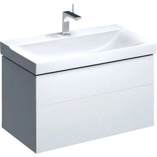 Afbeelding van Geberit Xeno2 wastafelonderbouwkast met 2 laden, wit 880 x 530 462