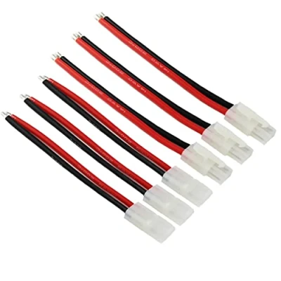 Afbeelding van Boladge 3 paar stekkeradapters vrouwelijk mannelijk voor Tamiya stekker met siliconen kabel 20cm 14AWG RC Lipo batterij