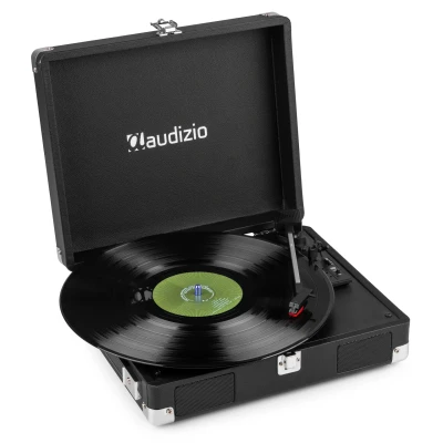 Afbeelding van Audizio RP111BK Platenspeler met boxen retro LP