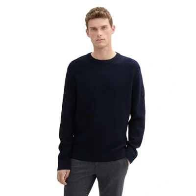 Afbeelding van TOM TAILOR heren trui, 10668 Sky Captain Blue, S