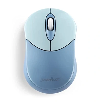 Afbeelding van Perixx PERIMICE 802BL draadloze Bluetooth muis draagbaar ontwerp compatibel met Windows, iOS en Android PC, laptop, tablet smartphone blauw