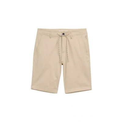 Afbeelding van TOM Tailor Lightweight MIT Kordelzug Shorts, Heren, Maat: 29, Cashew beige