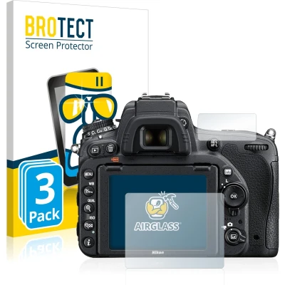 Afbeelding van BROTECT Screenprotector voor Nikon D750 Folie Beschermfolie Beschermglas transparant (3 Stuks)