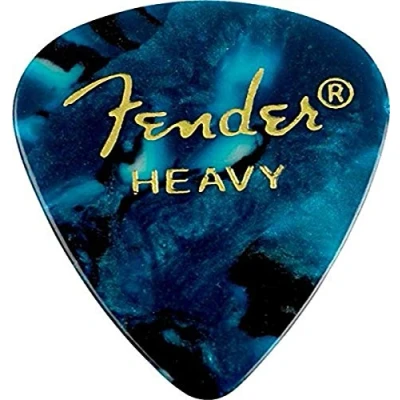 Afbeelding van Fender 351 OCEAN TURQ BRUTO ZWARE plectrums
