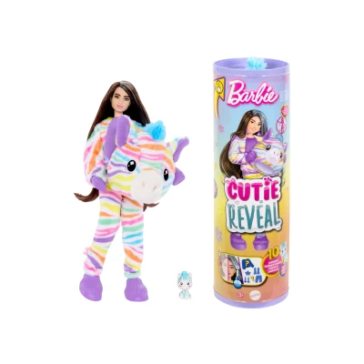 Afbeelding van Barbie Cutie Reveal Color Dream Barbiepop Zebra