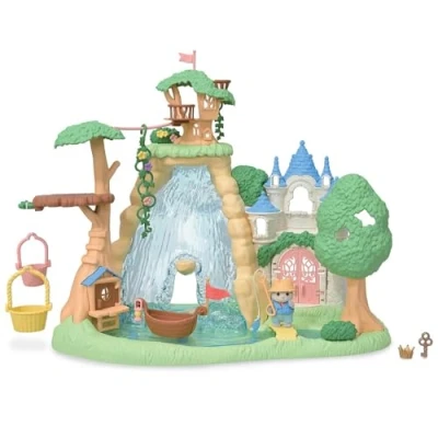 Afbeelding van Sylvanian Families 5761 Geheime bos waterval set inclusief 1 fluweelzachte baby speelfiguur