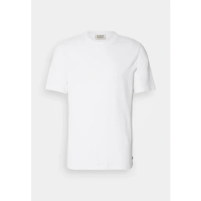 Afbeelding van Scotch &amp; Soda Regular FIT 3 Crosses Tshirt basic, Heren, Maat: Small, Whilte